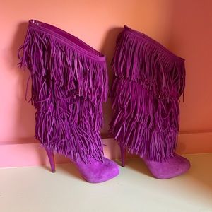 🔮Christian Louboutin Forever Tina Fringe Boot🔮